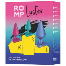 ROMP by WOW TECH Kit de 3 Plugs en silicone Luster